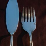 CHRISTOFLE MAROT Coquille - Fish Serving Cutlery (Knife + Fork)