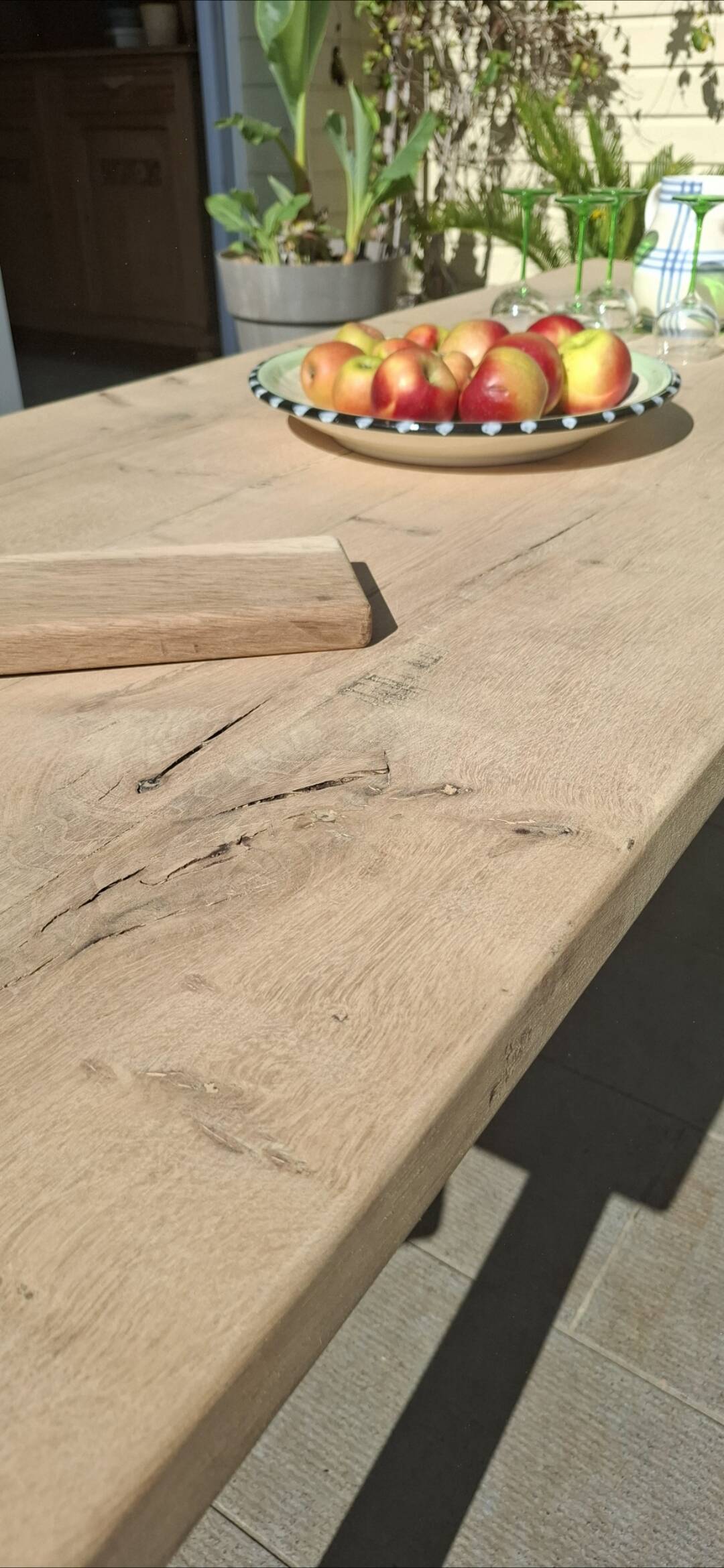 Renovated farmhouse table