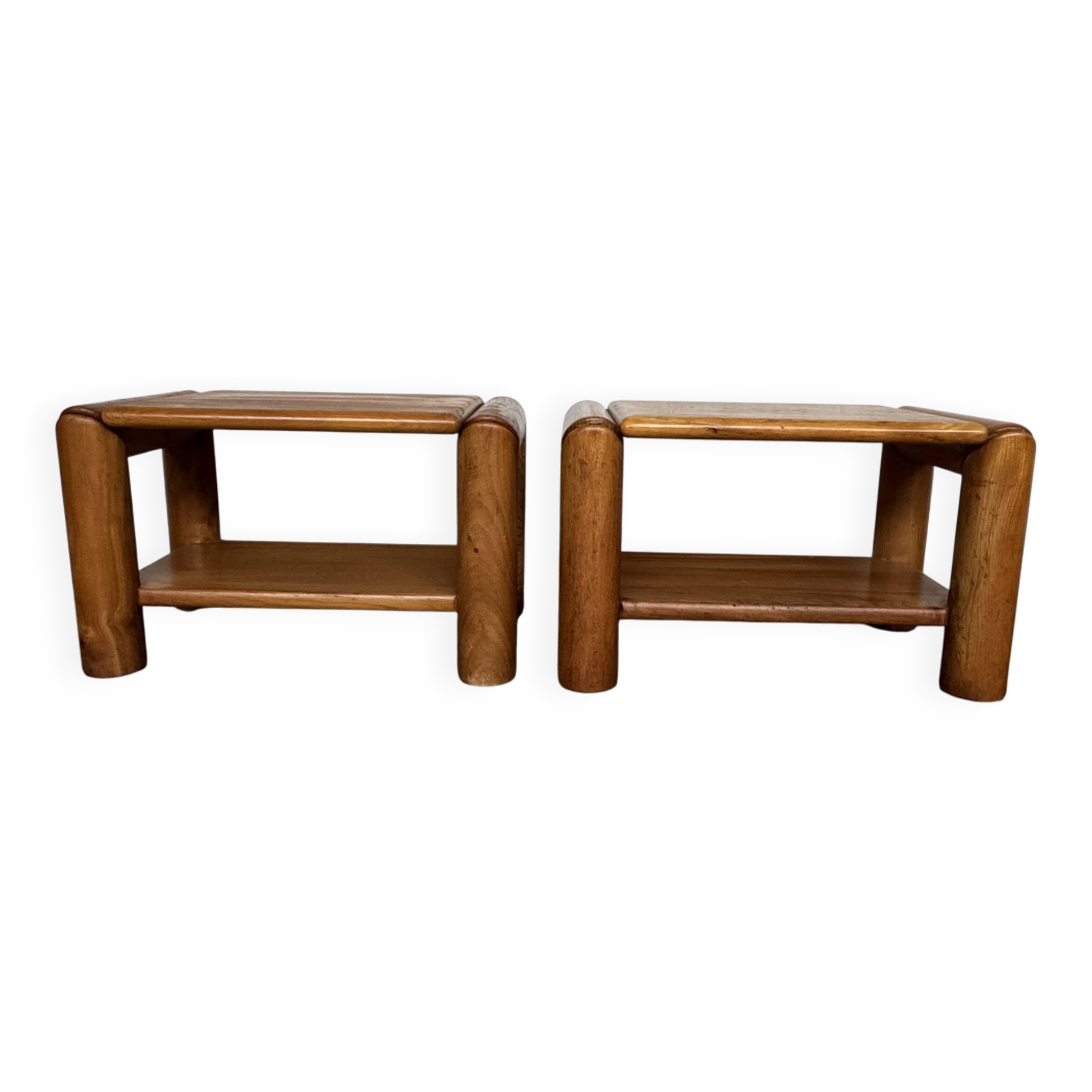 Bedside table, nightstand in Elm dlg Regain