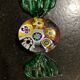 Set of Murano glass candy shaped knife holders
