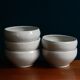 5 stoneware bowls Digoin Sarreguemines grespots