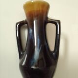 Vase en céramique marron