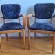 Bridge armchairs in solid beech