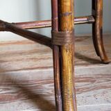 Side service table in old rattan