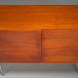 Diamond Point mahogany sideboard by Antoine Philippon & Jacqueline Lecoq for Behr, 1964