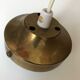Danish opal glass pendant lamp Holmegarard / Space Age