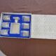 Vintage whisky service in cut glass – decanter and 6 glasses –