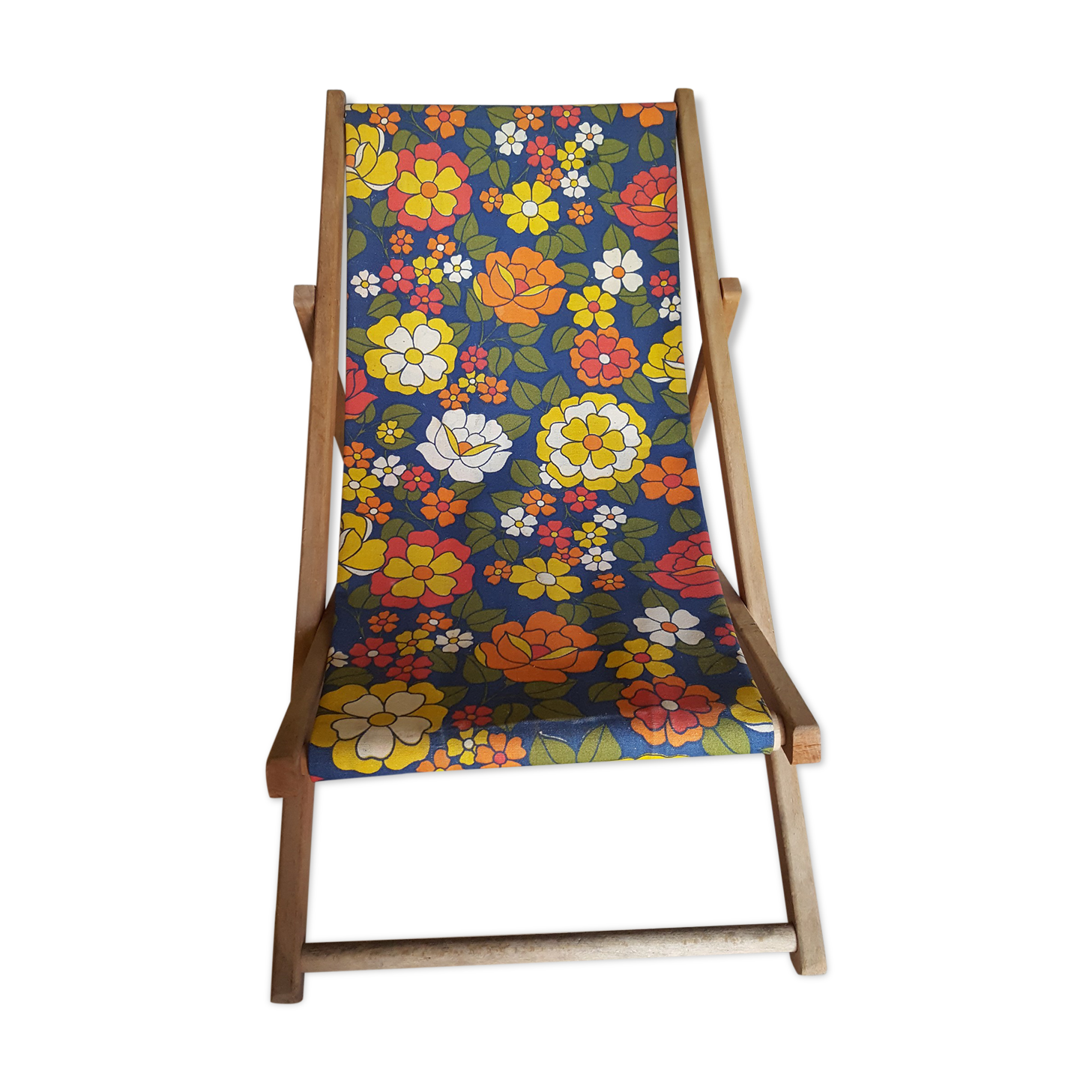 Chaise longue enfant vintage