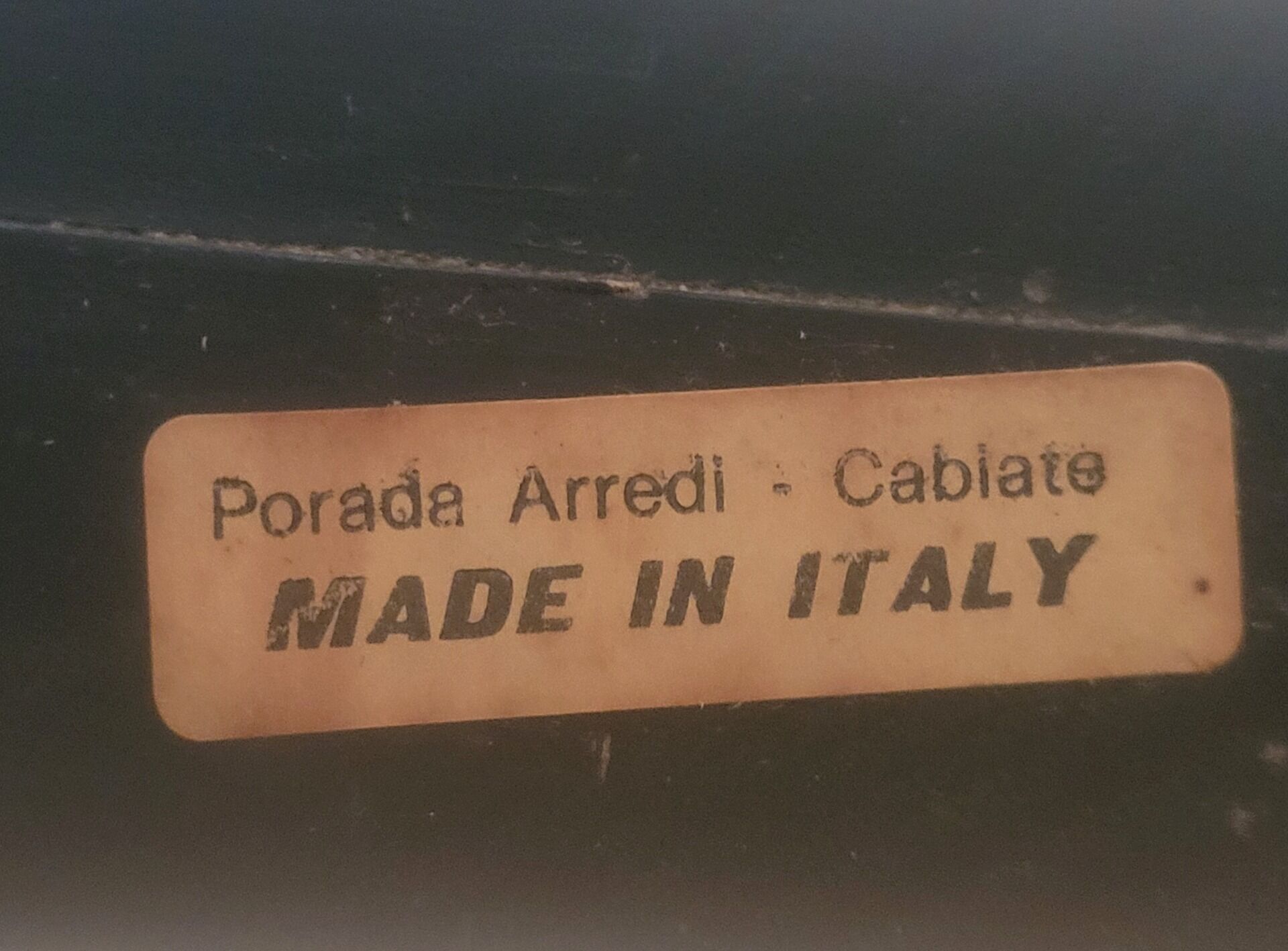 Porada Arredi Cabiate nesting tables, set of 2, made in Italy