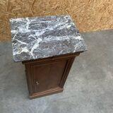 Marble top bedside table