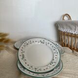 Set of 4 porcelain plates