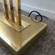 Maison Deknudt brass floor lamp from the 70s