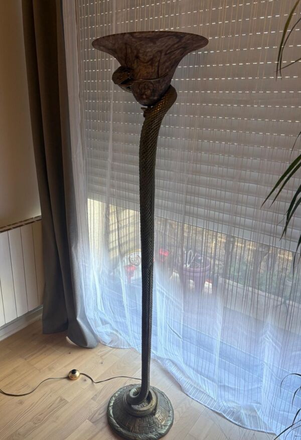 Lampe style Edgar Brandt