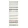 Vintage Turkish hand-knotted wool cotton white kilim runner rug  95x265