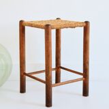 Vintage rope and wood stool