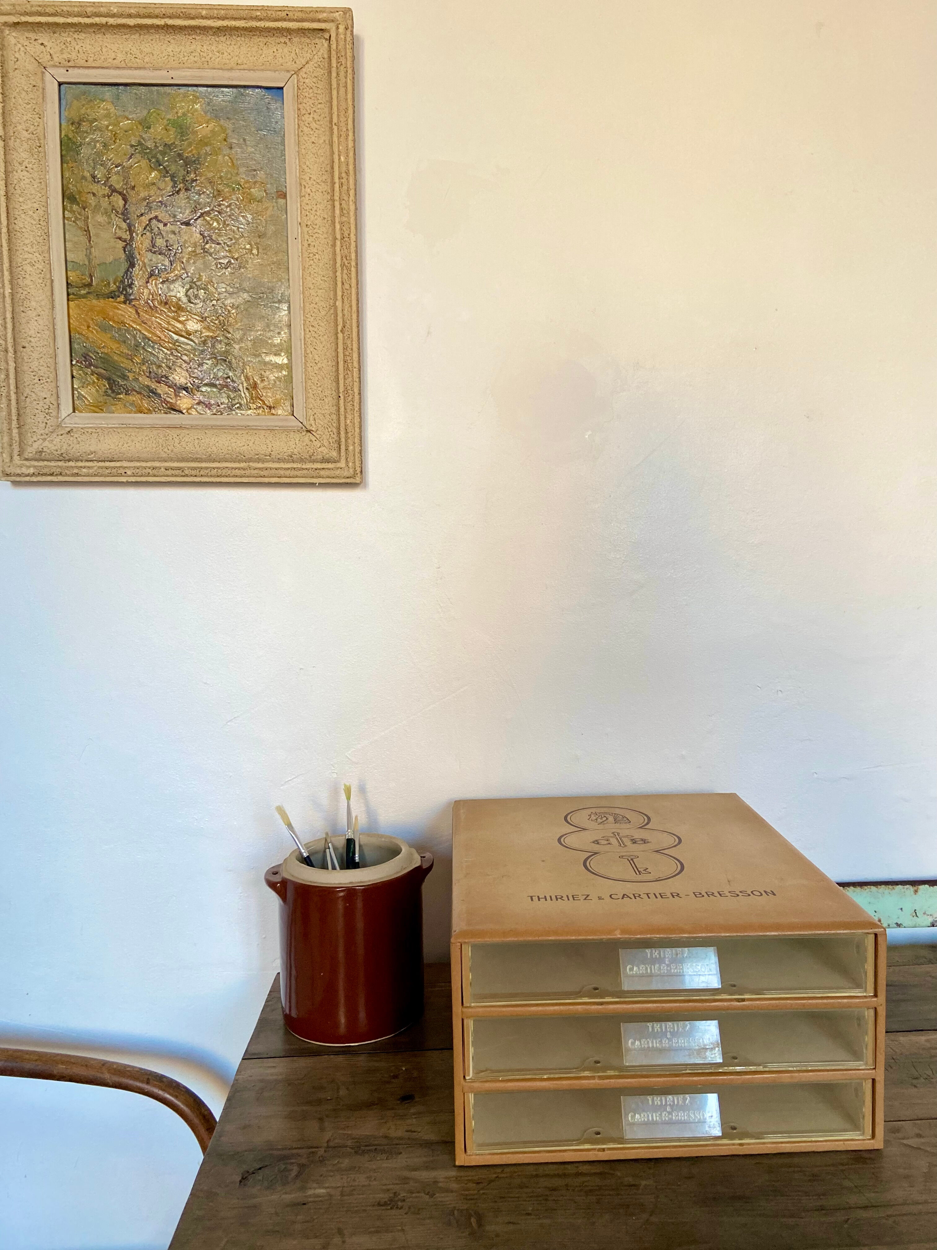 Ancien boite de rangement