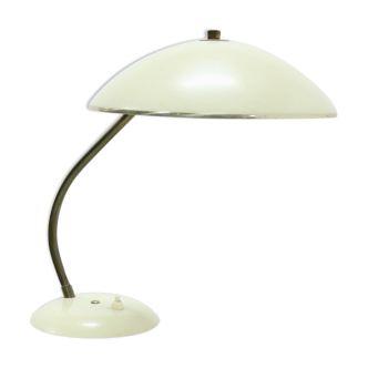 Lampe de bureau en laiton et acier par Sis Allemagne années 1950