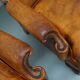 Old Patinated Dutch Cognac Colored Leather Club Chair, Set of 2