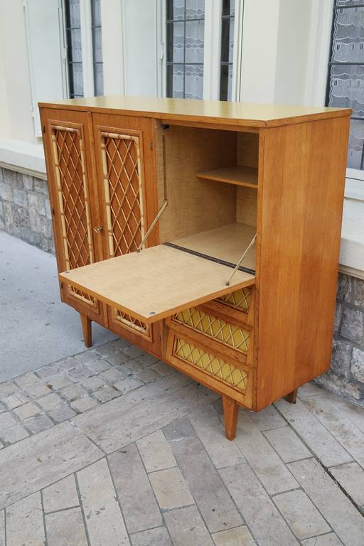 Rattan cabinet