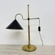Mid-century adjustable brass desk lamp, 1970s