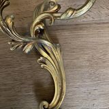 Pair of bronze wall lamps