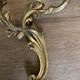 Pair of bronze wall lamps
