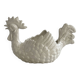 Pottery ceramic rooster - dish.