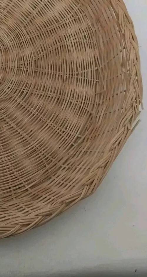 Set of 3 Vintage Rattan Baskets