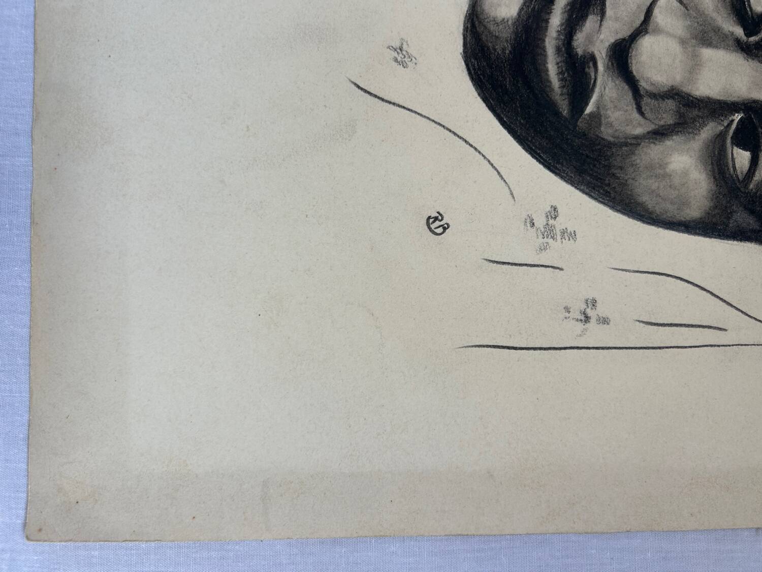 Portrait of an African woman signed RB