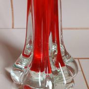 Soliflore en verre soufflé style Murano