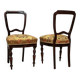 Vintage Mahogany Chairs, 1930s, Set of 4