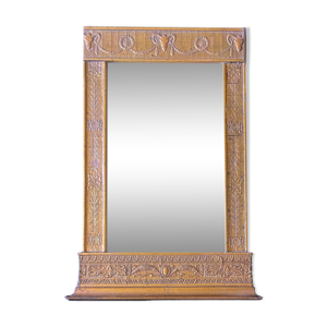 Cadre et miroir frises et tête