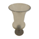 Vase verre soufflé bullé gris décoration vintage