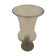 Vase verre soufflé bullé gris décoration vintage