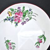 2 assiettes en faïence de Lunéville modèle Réverbère