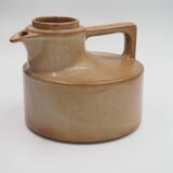 Carafe en grès beige Brenne grès de grand feu France
