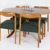 Set of 4 Danish Chairs 'Bjerremose'