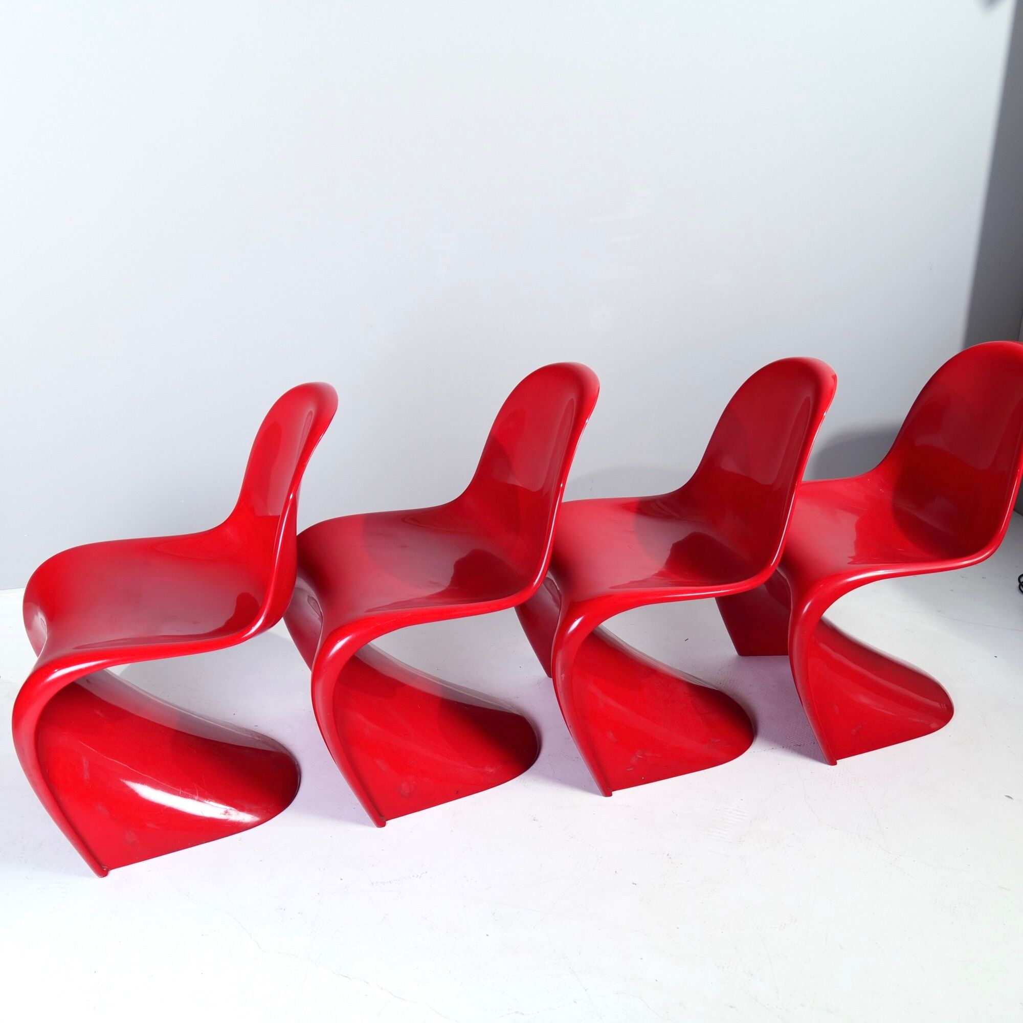 1st edition vintage Panton Chairs 1968 Herman Miller Collection