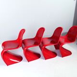 1st edition vintage Panton Chairs 1968 Herman Miller Collection
