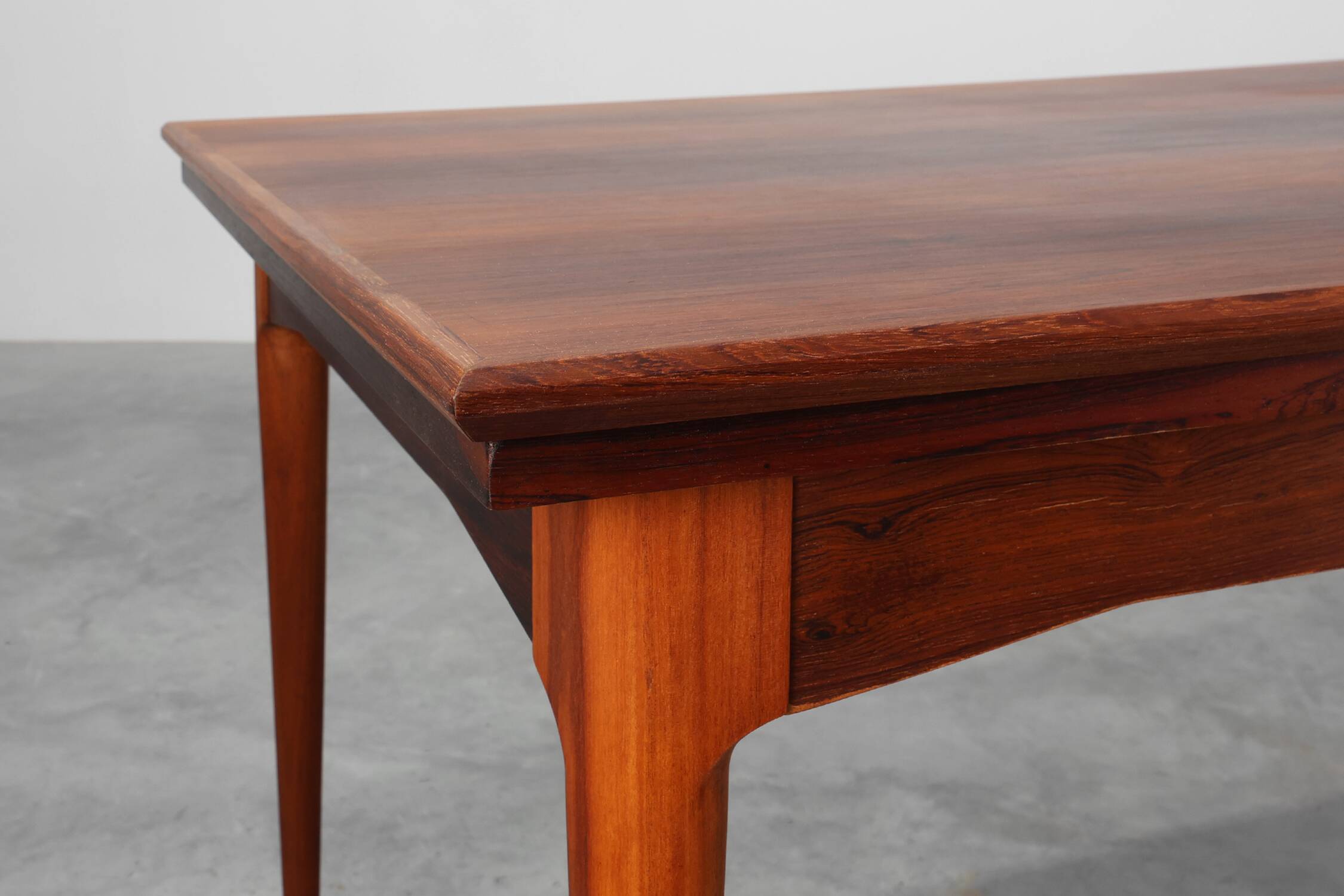 Mid-Century Teak Extendable Dining Table, Belgium 1960s