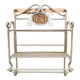 Metal wall shelf