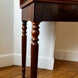 Table de jeux acajou