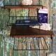 Vintage mid-century string shelf