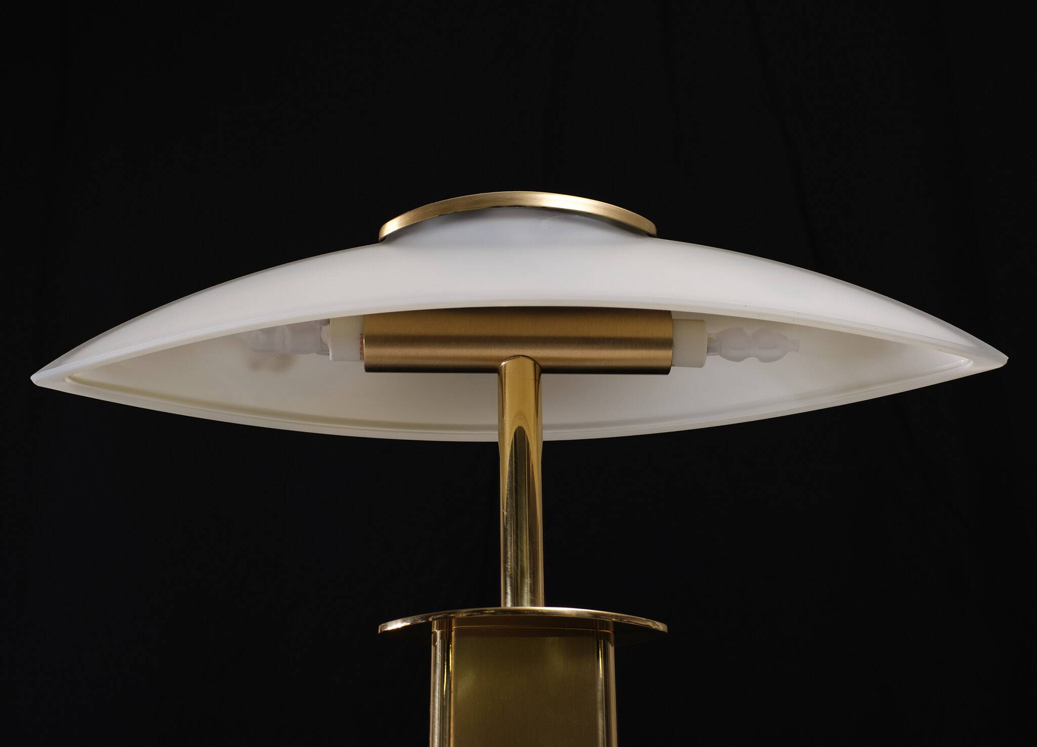 set Holtkotter Brass table lamps 1980s Germany