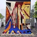 Traditional handmade carpet 250cm x 150cm Moroccan