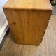 Commode Charlotte Perriand "Les Arcs" en pin massif – 4 tiroirs – Années 19