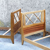 Twin beds to braces 1950