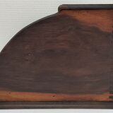 Solid wood writing with vintage curtain