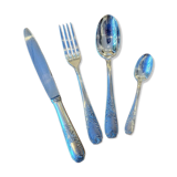 49-piece silver flatware set