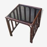 Rattan coffee table